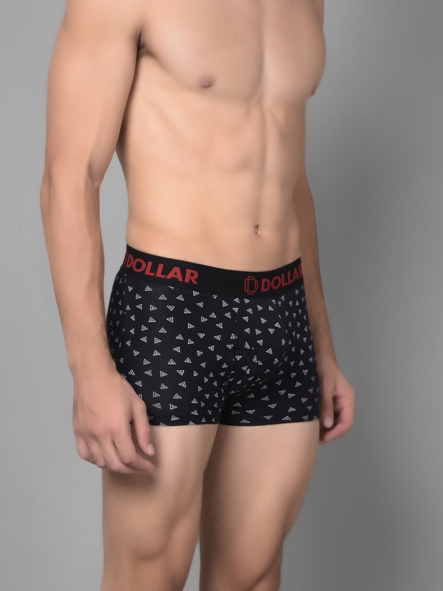 Dollar Bigboss Assorted Cotton Regular Fit Printed Trunks - Pack Of 2