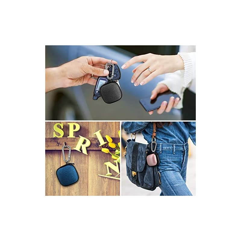 Case for AirPods Hard EVA Shockproof Portable Full Protective Cover Carrying Bag Compatibe with AirPods 1 and AirPods 2 Charging Case Accessories Denim Gray