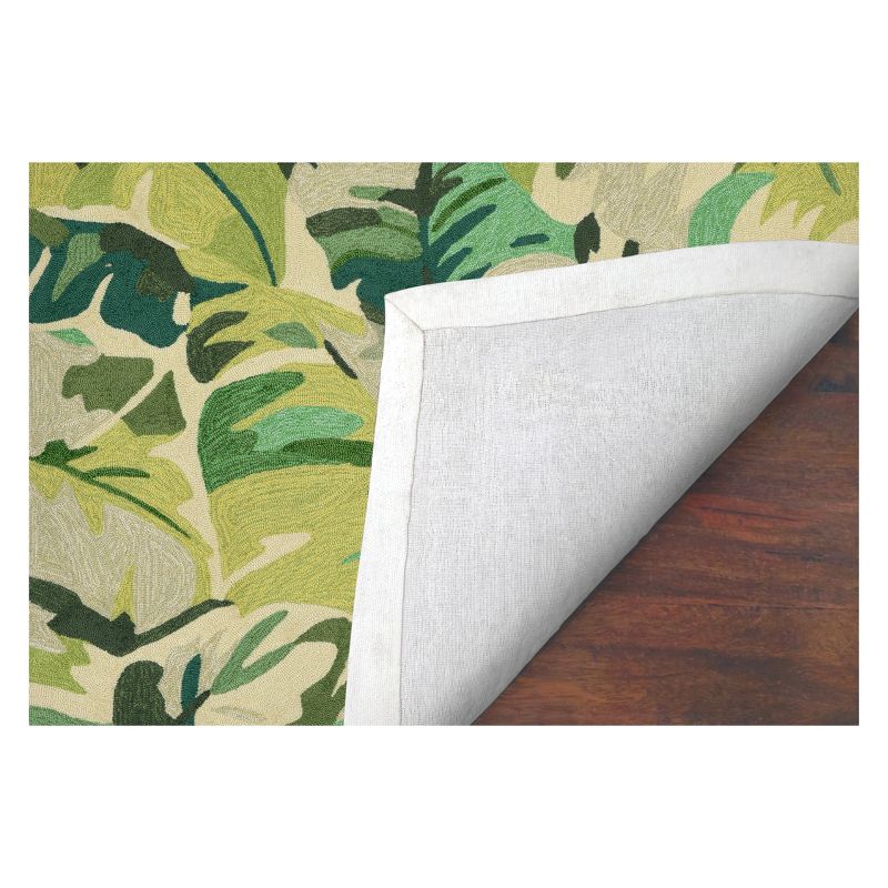 Capri Palm Leaf Rug - Green - (2'X3') - Liora Manne