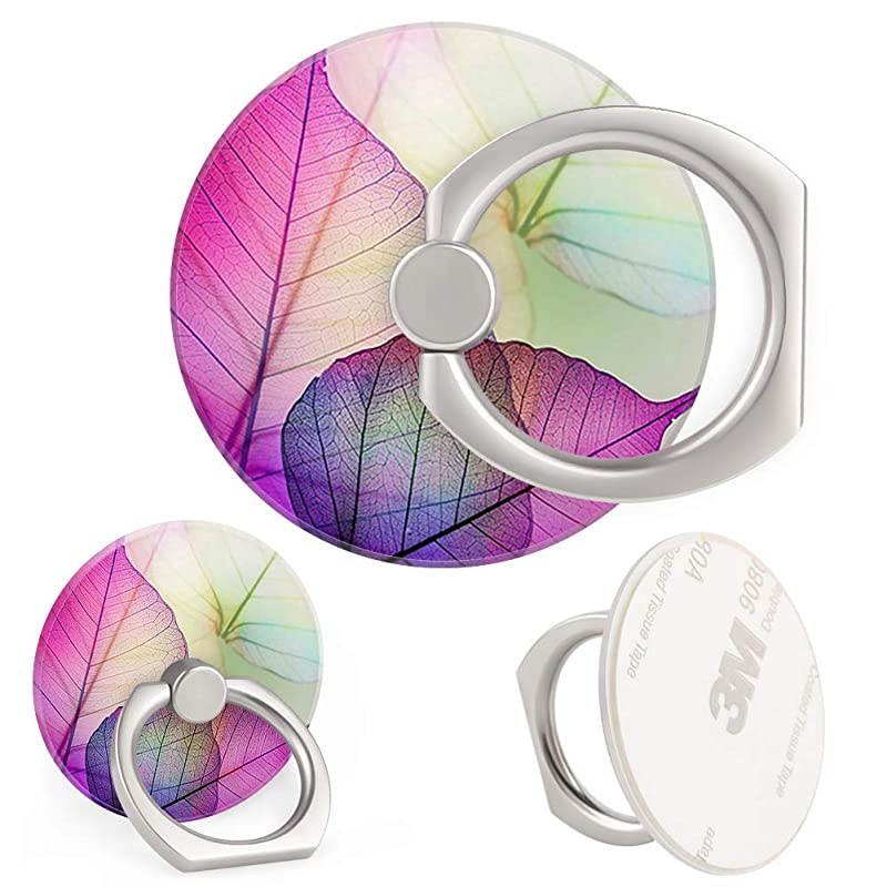 Phone Ring Holder 360 Rotation Finger Stand Grip Kickstand for Smartphones and Tablets (Clear Water)