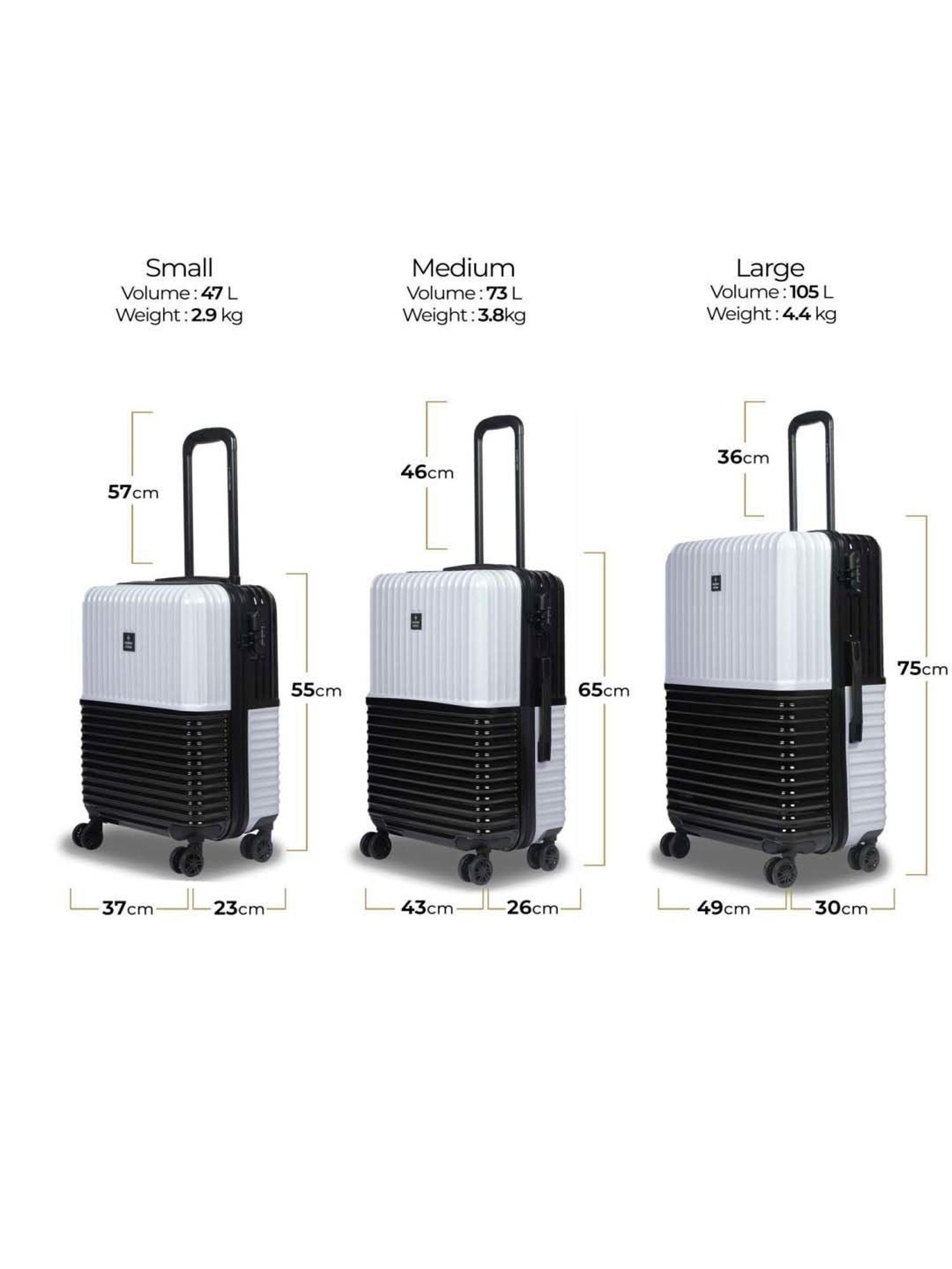 Skybags Salsa Red Solid Hard Medium Trolley Bag - 46 cm