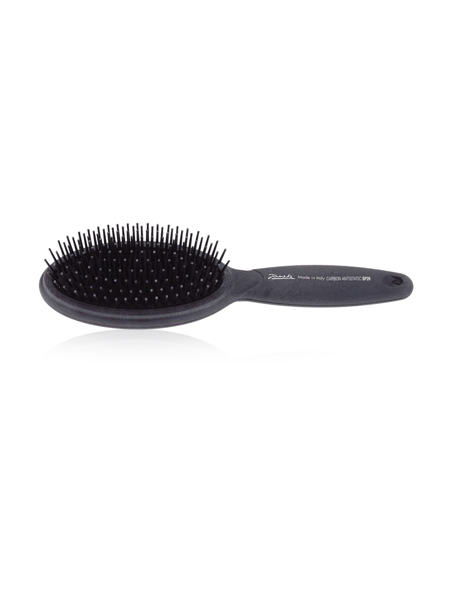Janeke 1830 Professional Heat Hair Styling Carbon Fibre Pneumatic Anti-Static Hair Brush - 22 cm