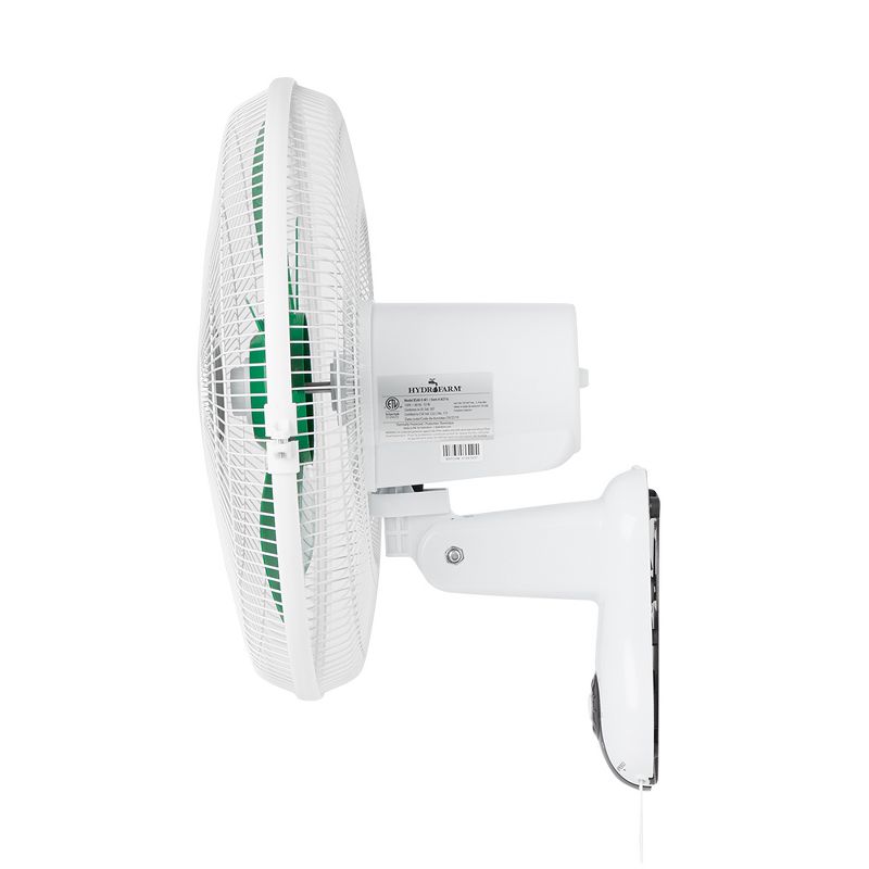 Active Air ACF16 16 inch 3-Speed Mountable 90-Degree Oscillating Hydroponic Grow Fan with Spring-Loaded Plastic Clip