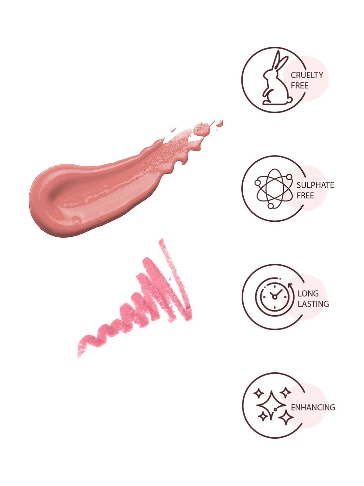 StarStruck By Sunny Leone Liquid Lip Color & Lip Liner Baby Doll