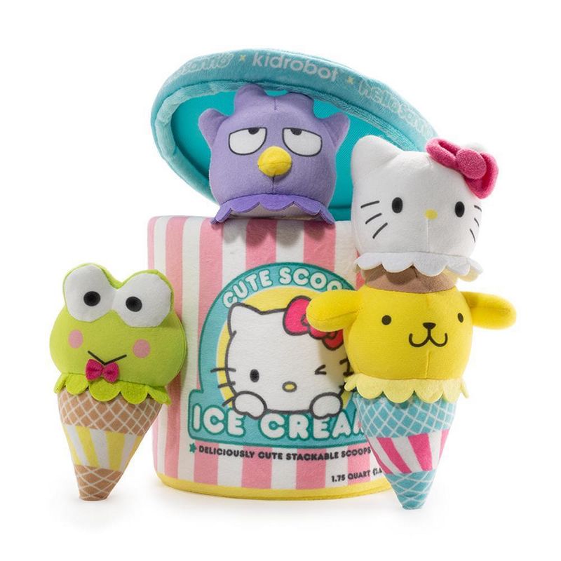 Kidrobot Hello Sanrio Medium Plush Ice Cream Scoops