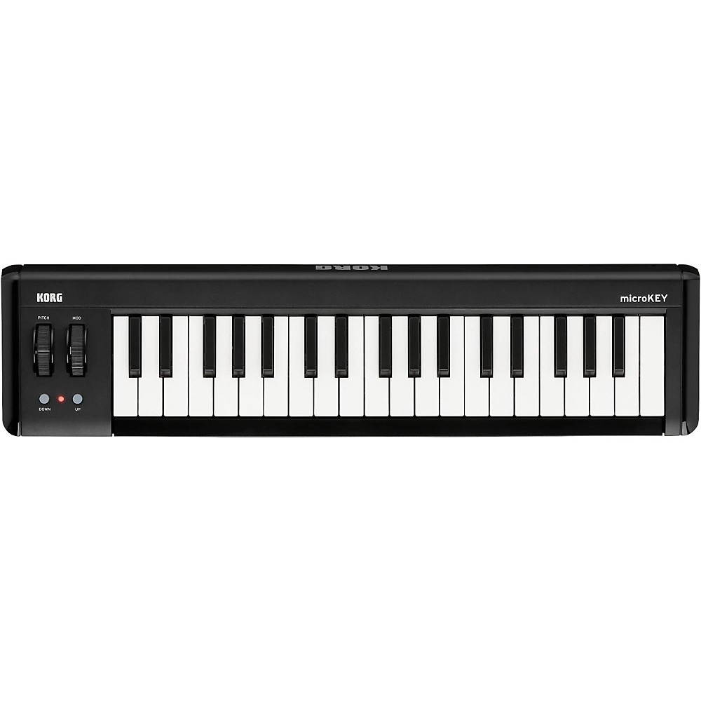 Korg microKEY2 37 Key USB Powerable MIDI Controller Keyboard with Pedal Input