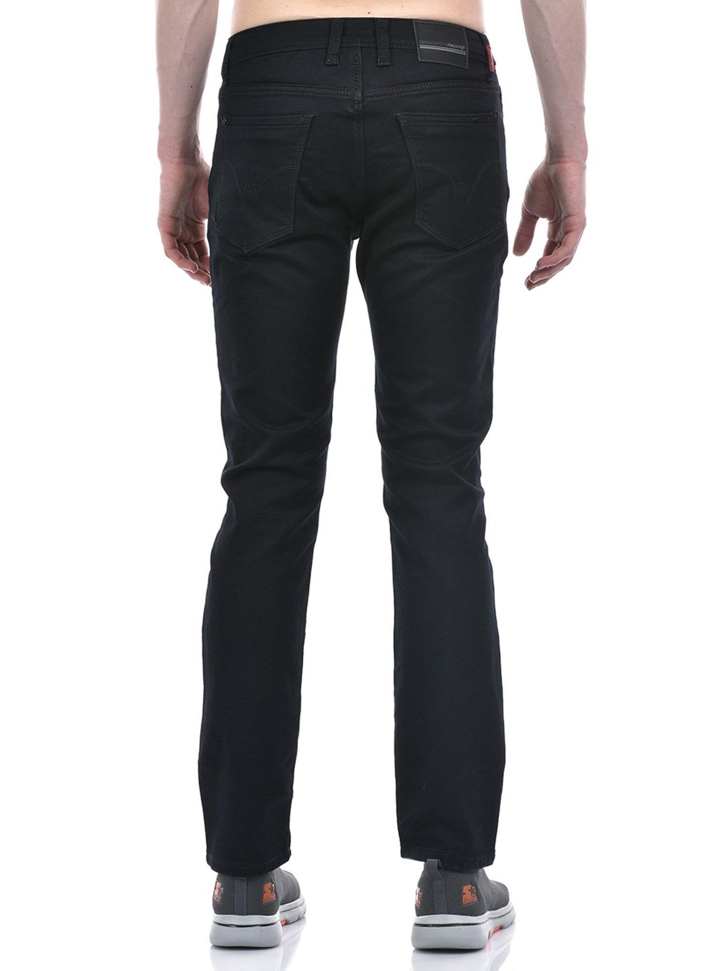 Lawman Pg3 Black Straight Fit Lightly Washed Jeans
