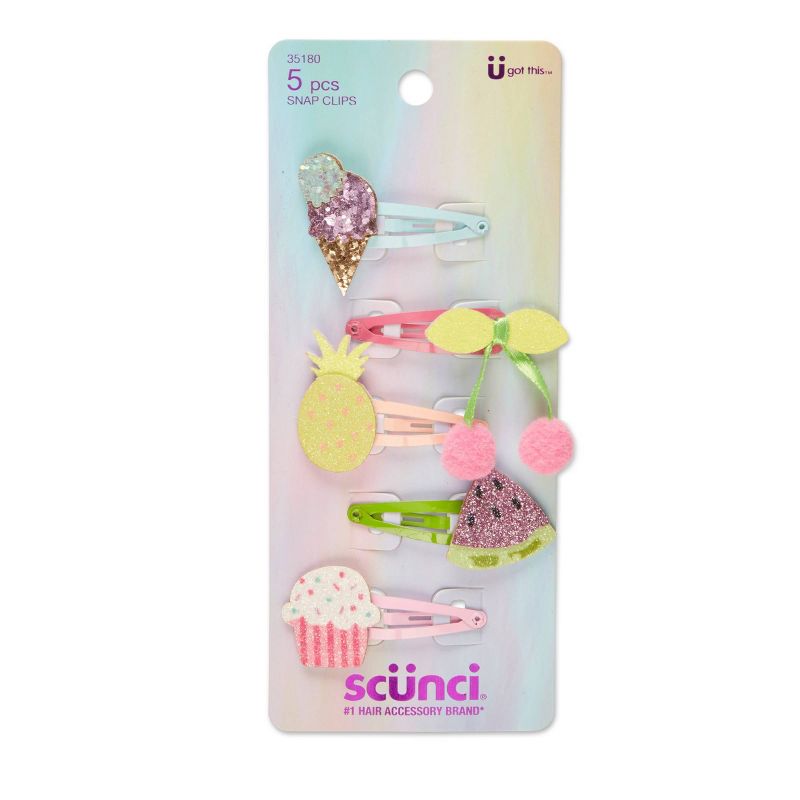 scunci Kids Snap Clap - 5pk