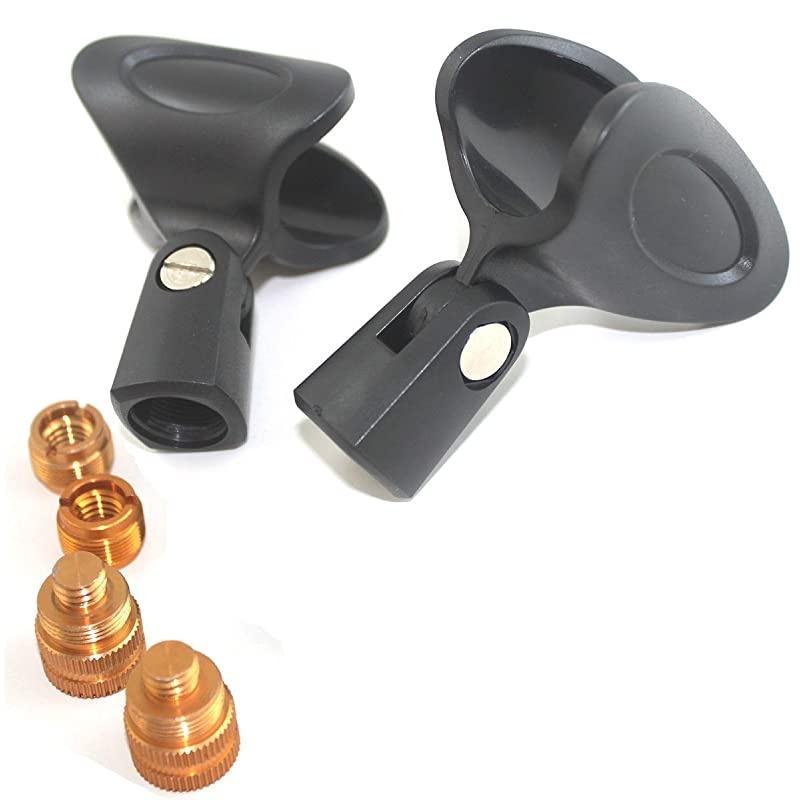 Replacement Large Size Universal Microphone Clamp for Handheld Microphones
