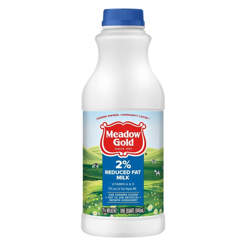 Meadow Gold 2% Reduced Fat Milk - 1qt