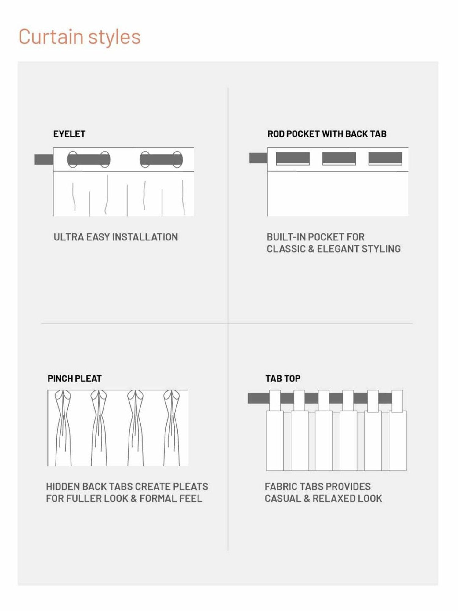 DDECOR Live Beautiful Blue Polyester 7 ft Door Curtain