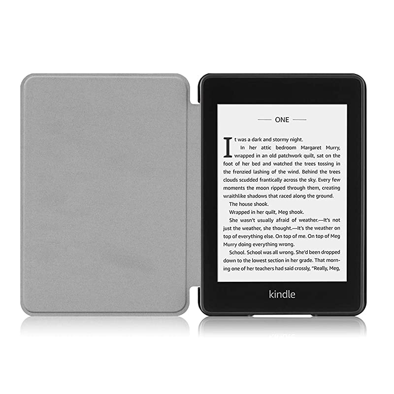 Case for Kindle Paperwhite 10th Gen 2018,Thinnest Light Shell Smart Cover with Auto Wake/Sleep for All-New  Kindle Paperwhite 6 Inch 2018 Release, Book Library