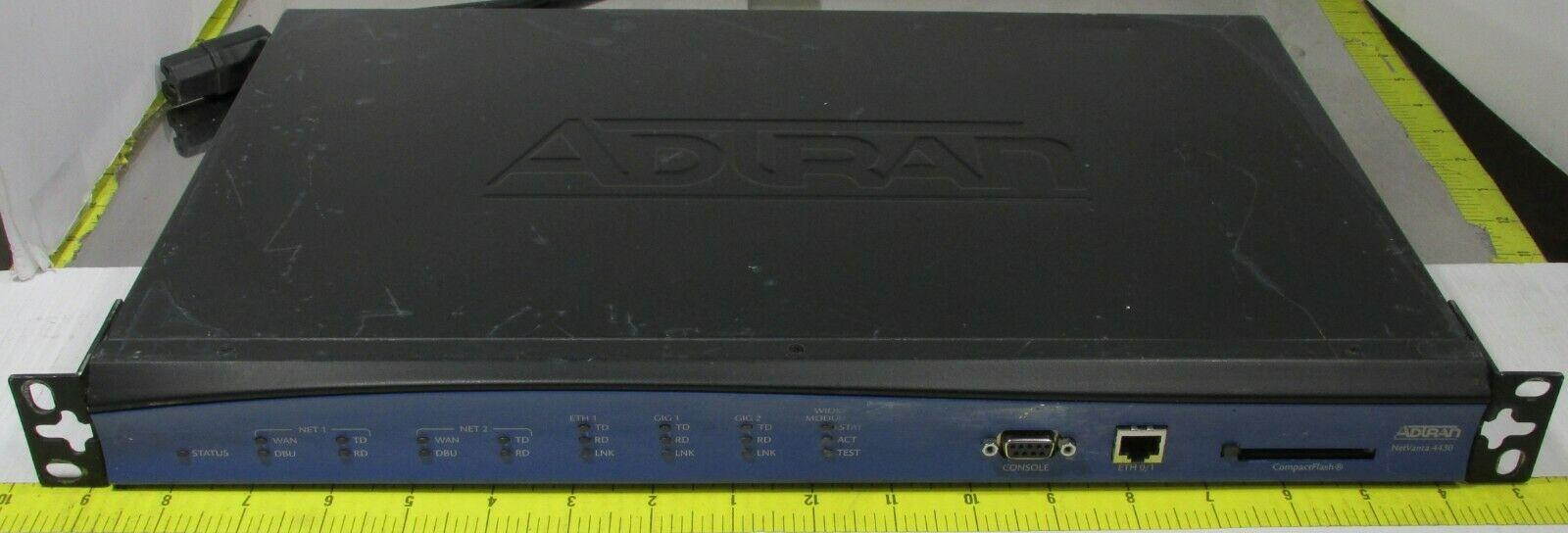ADTRAN NetVanta 4430 3-Port Gigabit Wired Router 1700630G1 w/ Octal T1/E1 MODULE