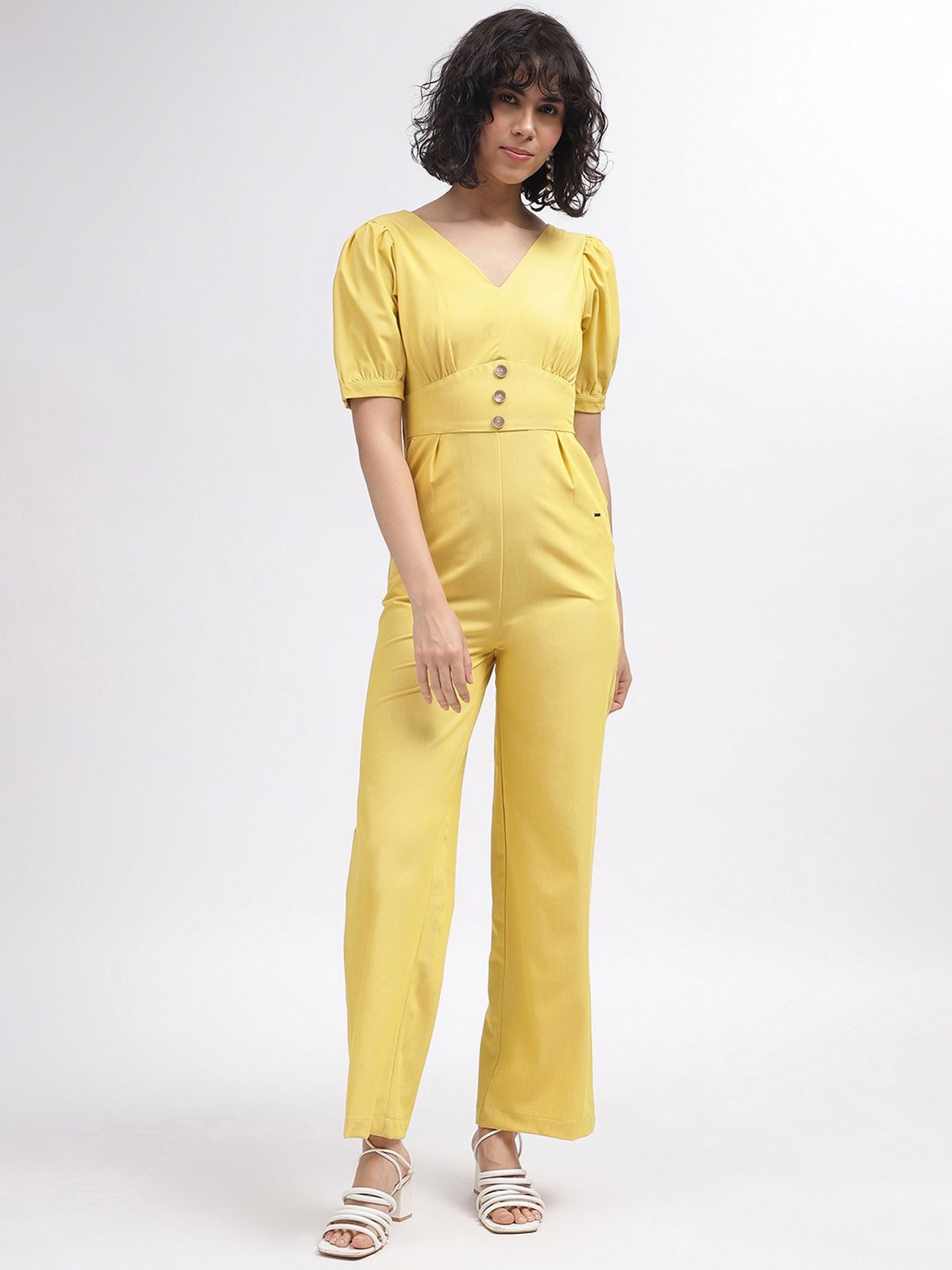 Elle Yellow Maxi Jumpsuit