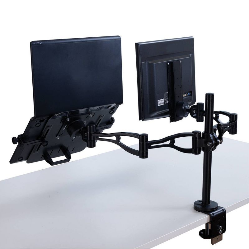 Amer Adjustable Monitor Mount, Up to 24", Black (AMR2CV) 