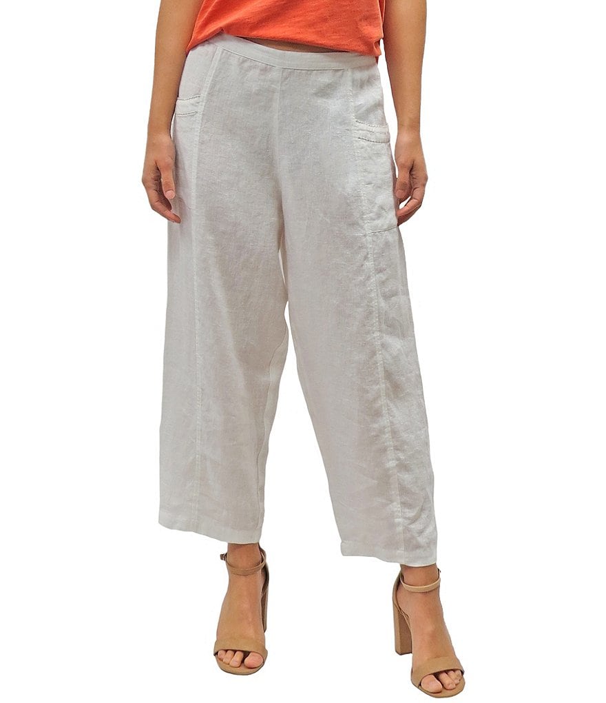 Karyn Seo Casey Linen Ankle Pants