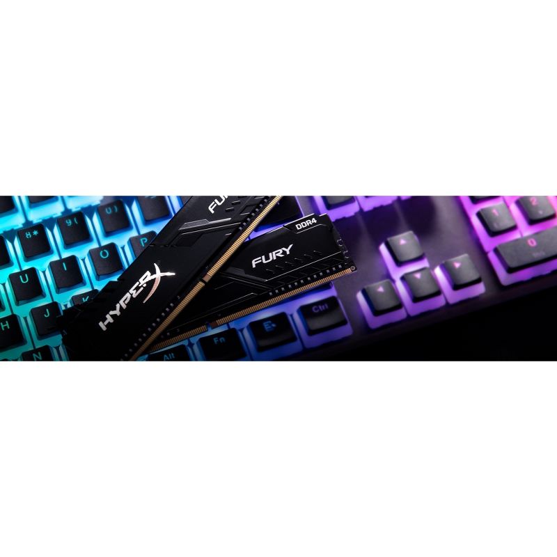 HyperX FURY 32GB DDR4 SDRAM Memory Module - For Desktop PC - 32 GB (2 x 16 GB) - DDR4-3200/PC4-25600 DDR4 SDRAM - CL16 - 1.35 V - Non-ECC - Unbuffered