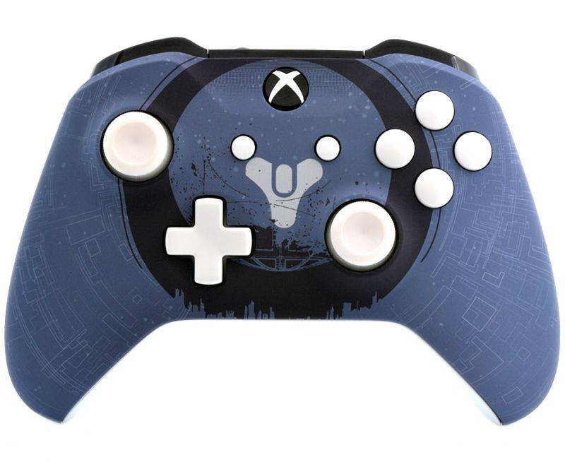 "Soft Touch Fate" Xbox One S UN-MODDED Custom Controller Unique Design (with 3.5 jack)