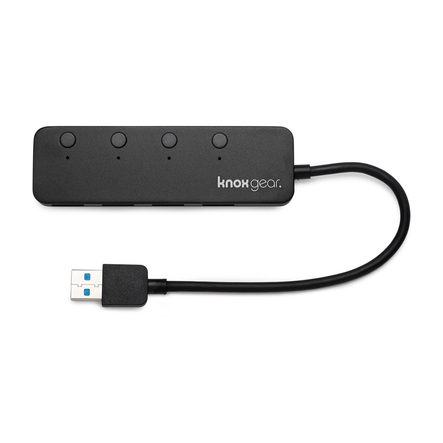 Arturia Microlab DAW Controller (Black) with Knox 3.0 4-Port USB HUB