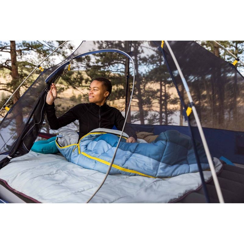 Sierra Designs Coal Creek 40 Degree Fahrenheit Mummy Sleeping Bag - Blue