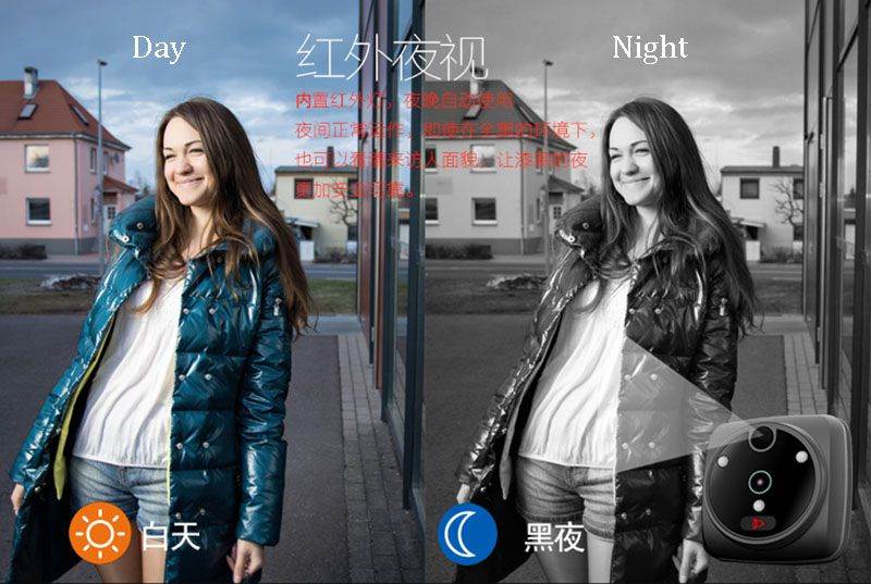 Intelligent Visual Doorbell Wifi Remote Intercom Home Security Multifunction Home Use