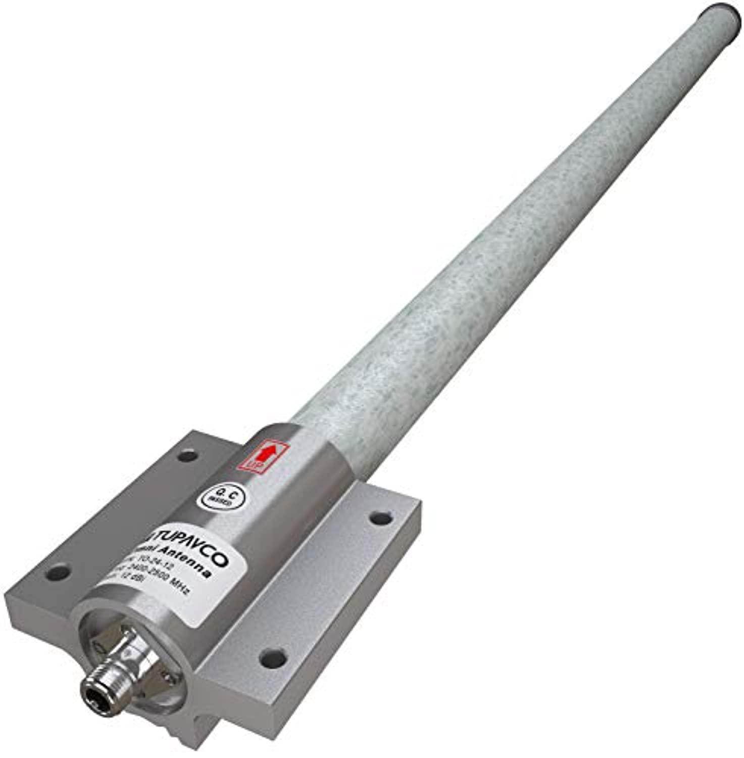 WiFi Outdoor Omni Antenna High Gain 12dB 2.4Ghz Weatherproof Extender