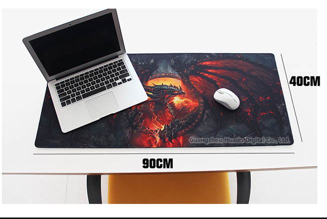 Rubber Gaming Mouse Pad mouse mat desk mats for gamer large mousepad for World of Warcraft/steelseries/ overwatch/dota 2/lol