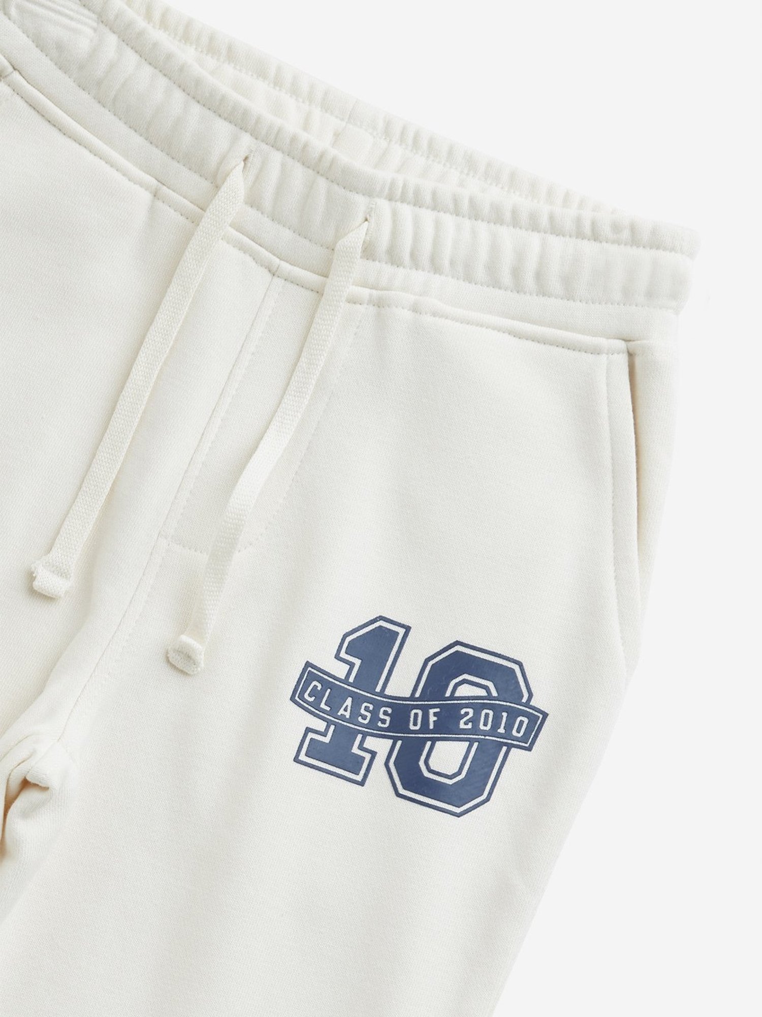 HOP Kids by Westside Taupe Solid Mid-Rise Cotton Blend Joggers