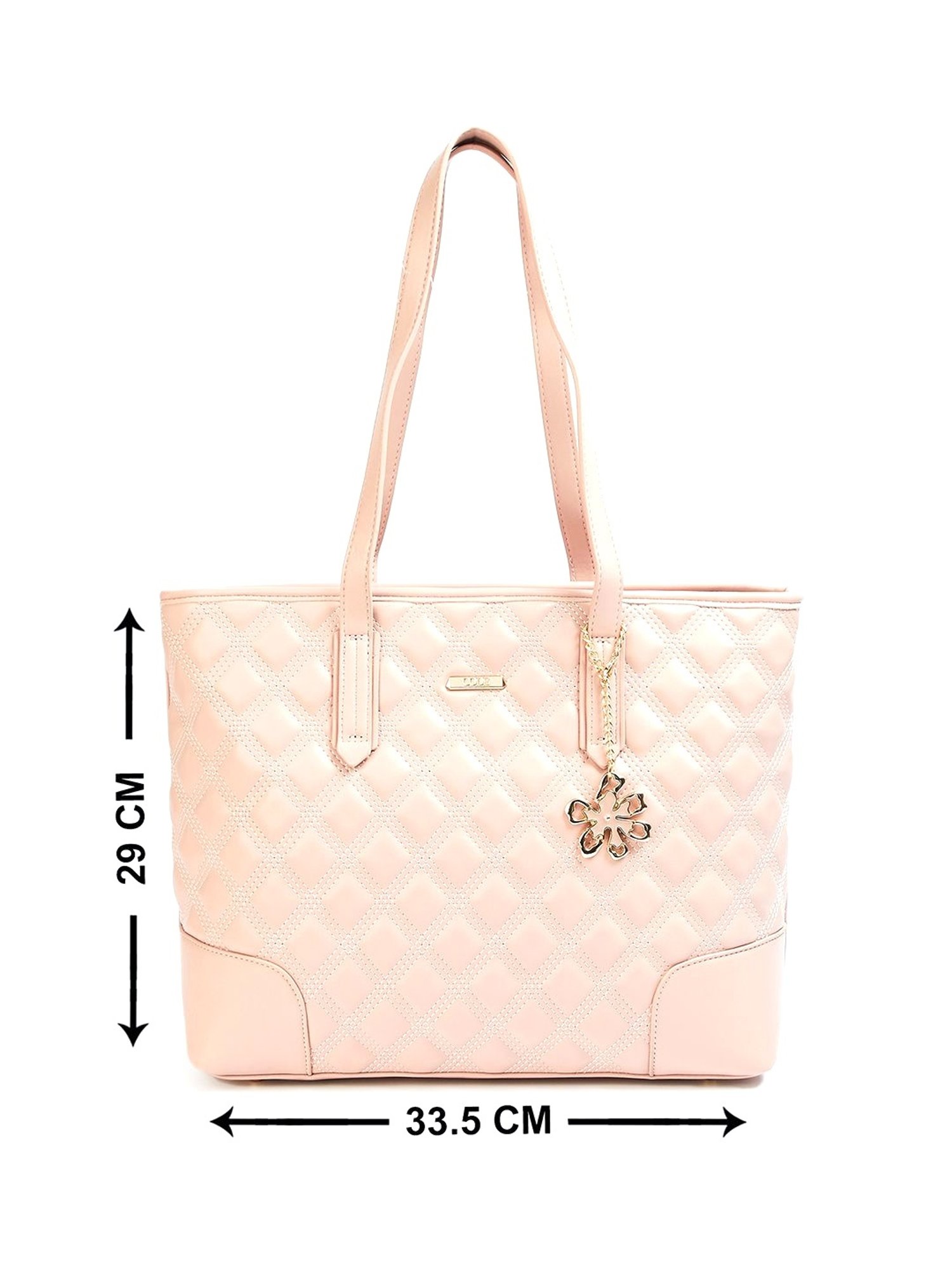 Code by Lifestyle Nude Quilted Shoulder Bag