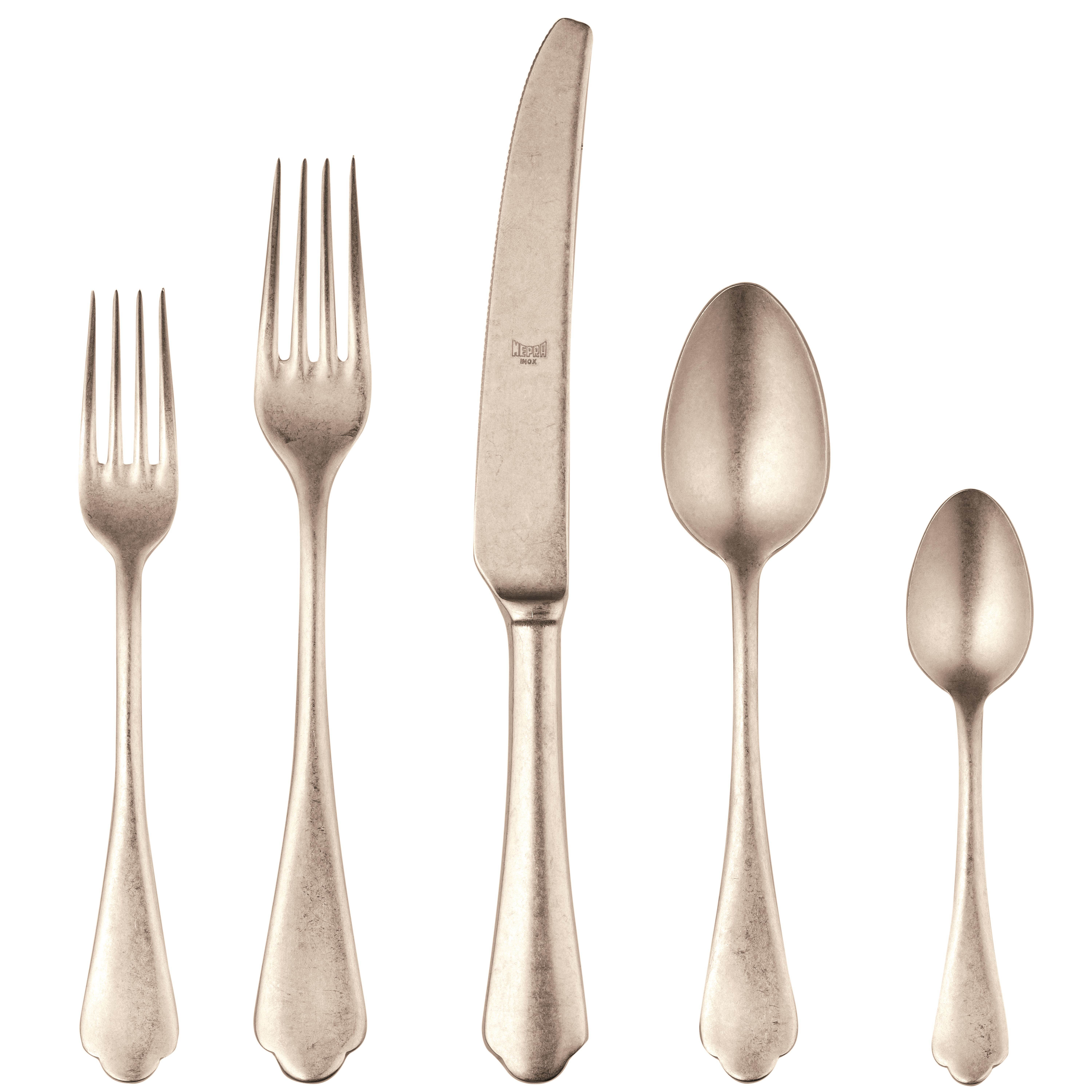 CUTLERY SET 5PCS DOLCE VITA PEWTER CHAMPAGNE