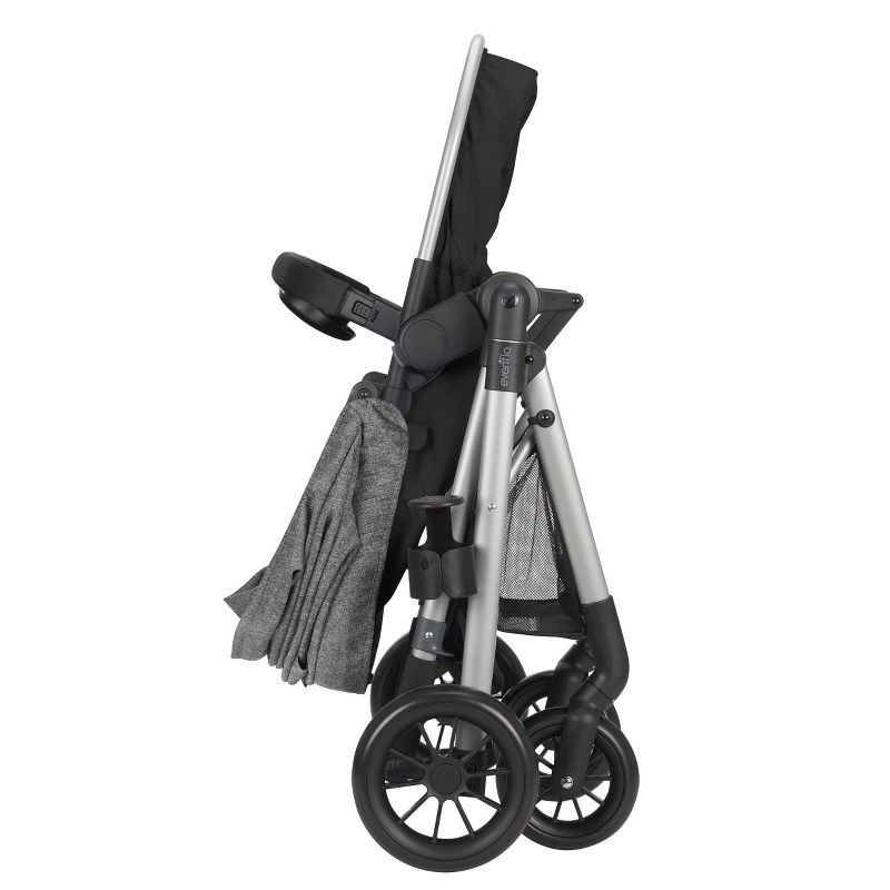 Cybex Eezy S+2 Travel System with Aton 2 Infant Car Seat - Deep Black