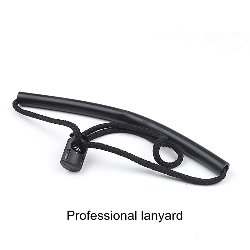 Underwater Dive Lighting Lamp Torch 1800lm Cree Xml-T6 L2 LED Flashlight 150m Waterproof Scuba Diving Submarine Handheld Torch with Lanyard (Without 3 x AA Battery)- Black