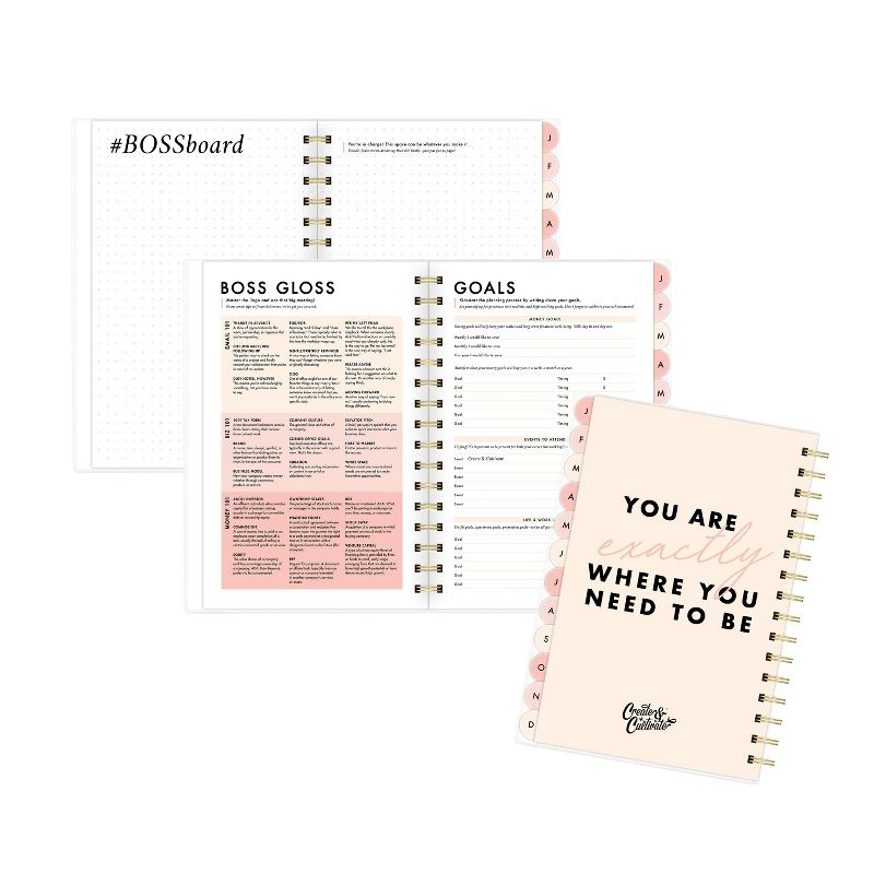 2021 Planner 5.875" x 8.5" Clear Poly Wave - Create & Cultivate