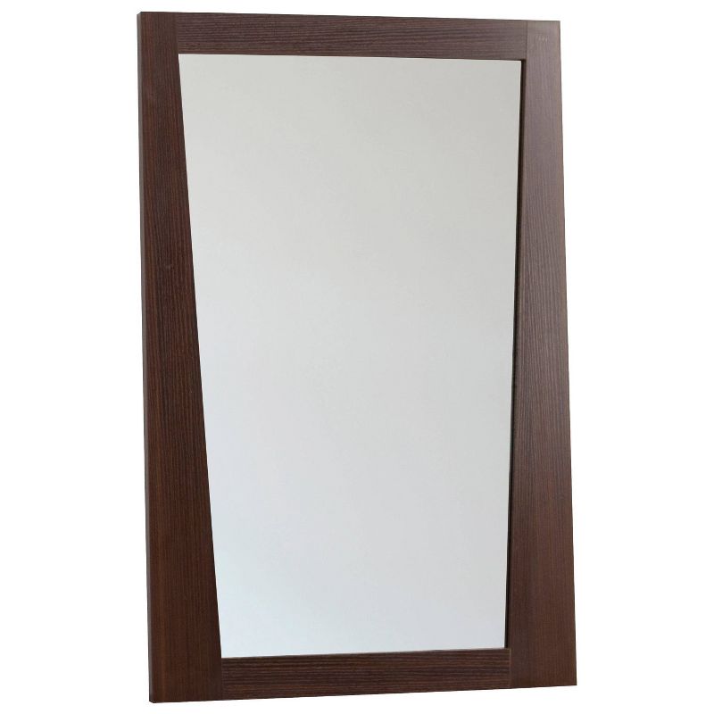 21.5" Modern Plywood Melamine Mirror Dark Brown - American Imaginations