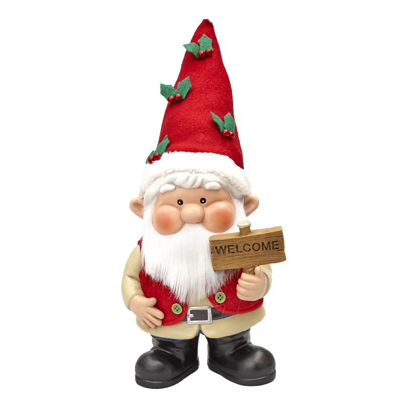 Lakeside Cute Garden Gnome with Interchangeable Seasons Outfits - 4 Clothing Sets