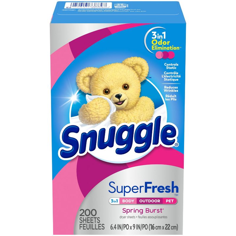 Snuggle Super Fresh Sheet Spring Burst - 200ct