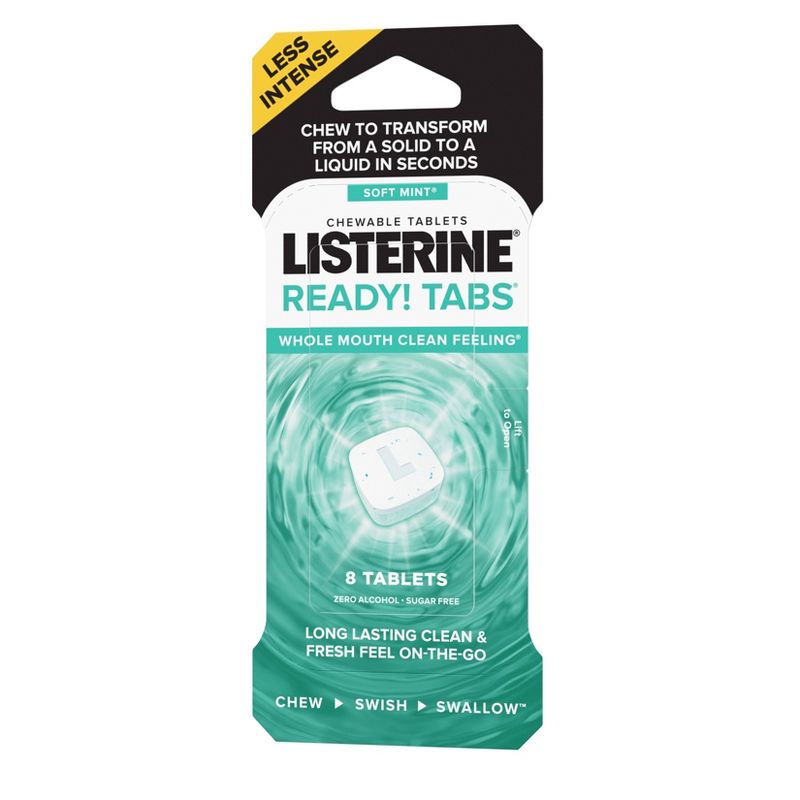 Listerine Ready Tabs Soft Mint - Trial Size - 8ct