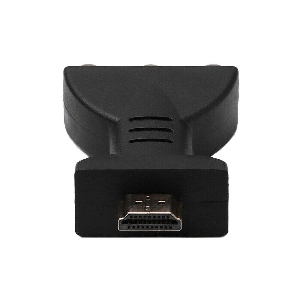 HDMI To 3 RCA Video Audio Converter HDMI To AV Video Adapter Gold-plated Converter For Signal Transfer