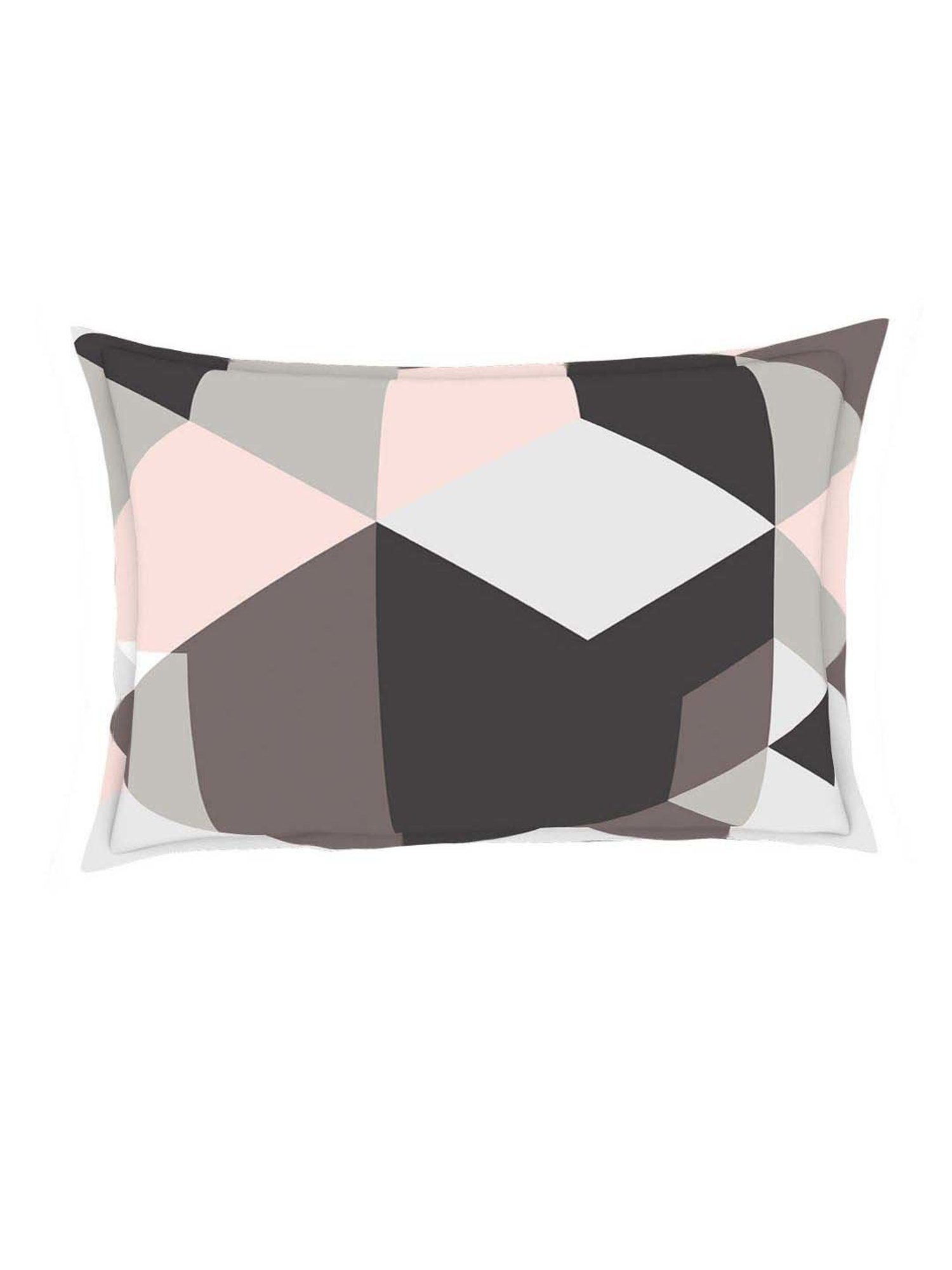 Spaces Atrium Grey & Brown Cotton 144 TC Bed Sheet Set