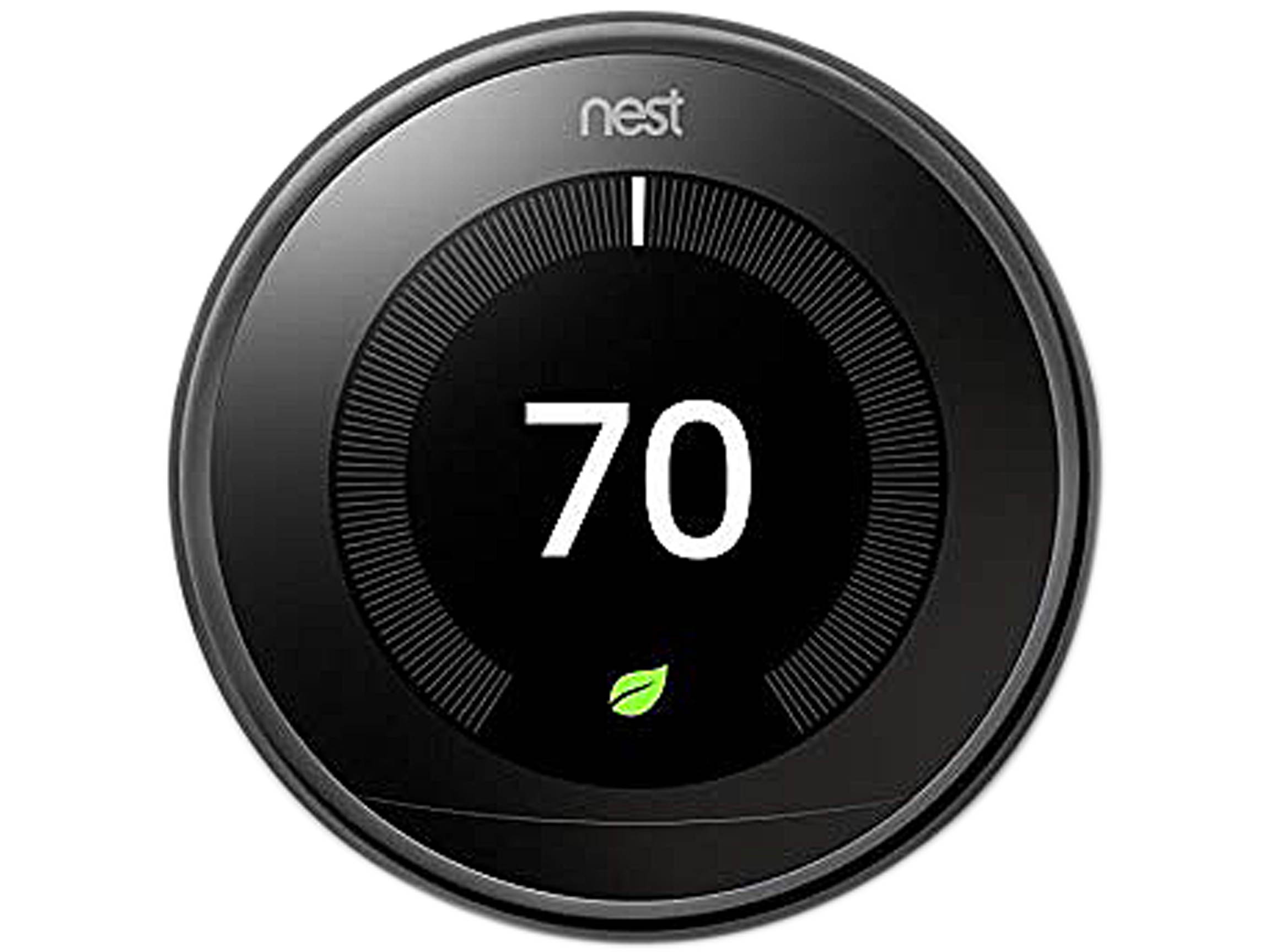 Nest T3018US Learning Thermostat - 3rd Generation - Mirror Black