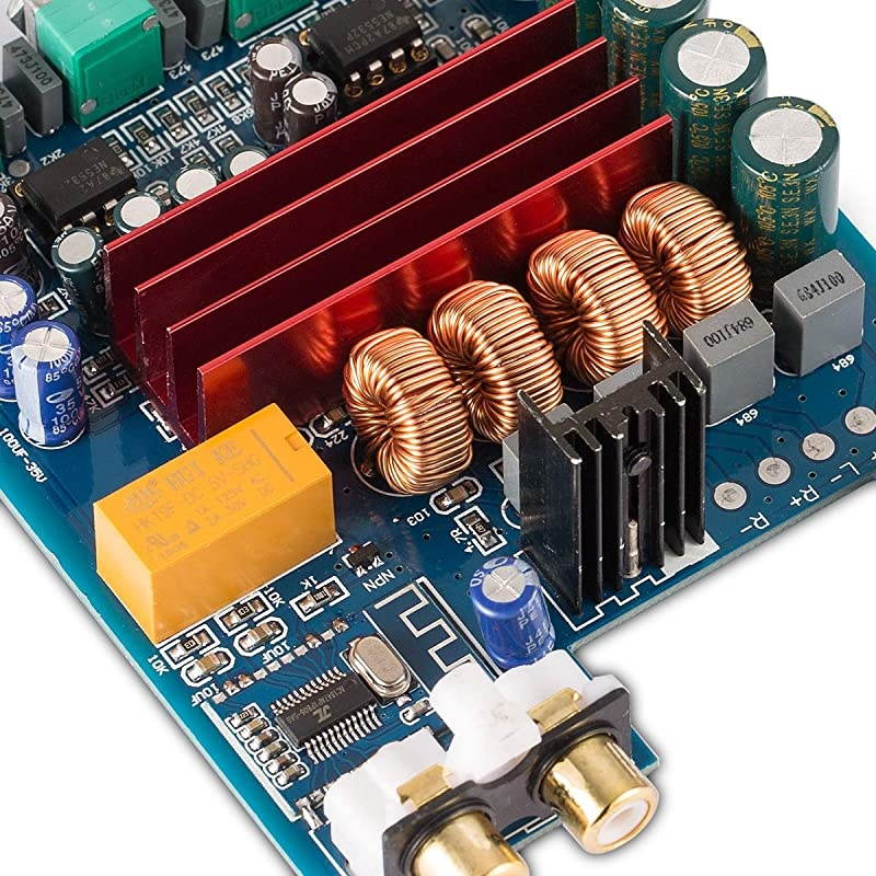 200W Bluetooth 42 Power Amplifier Board 2 Channel Digital Amp TPA3116D2 HiFi Stereo Audio Receiver Home Speaker Treble Bass Control