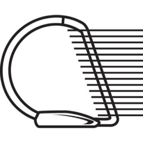 Business Source Slanted D-ring Binder - 3 X D-ring Fastener - 3" Binder Fastener