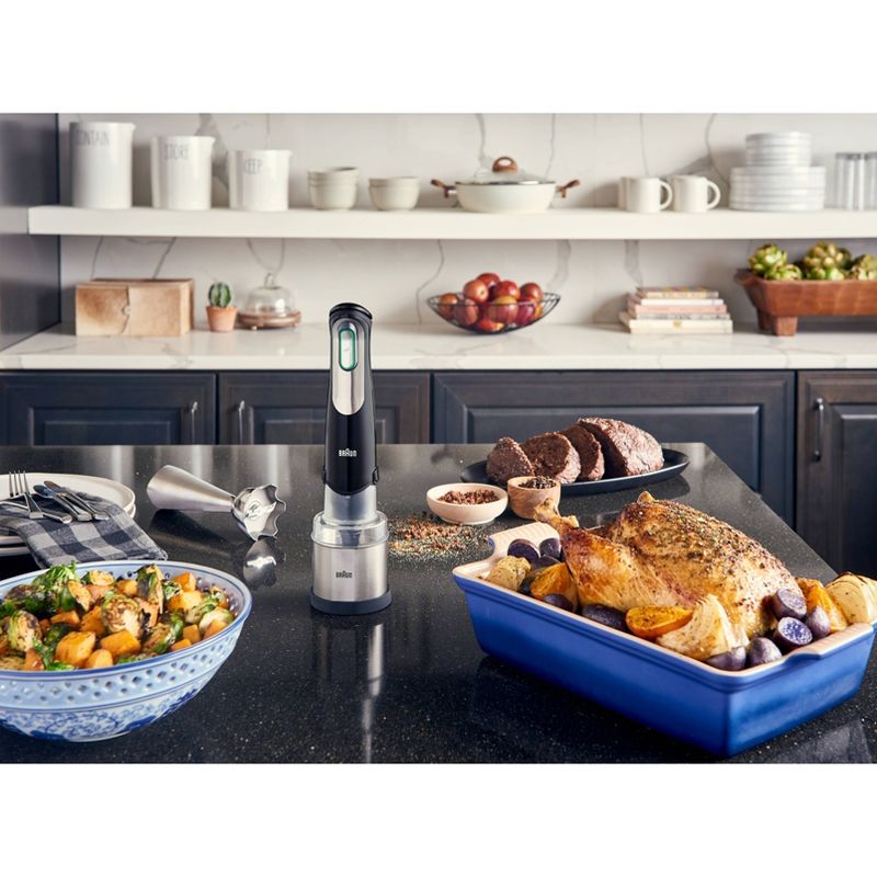 Braun 1.5-Cup Chopper Attachment - Stainless Steel - MQ20BK