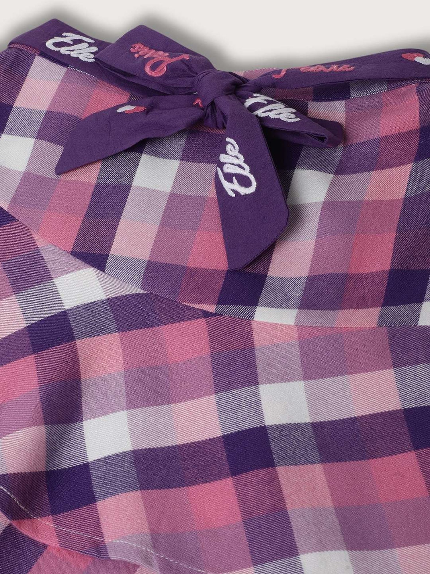 MINIKLUB Kids Blue Cotton Embellished Skirt