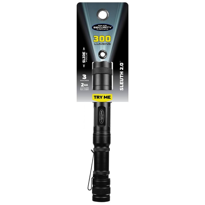 Police Security Sleuth 2.0 300 Lumens LED Flashlight