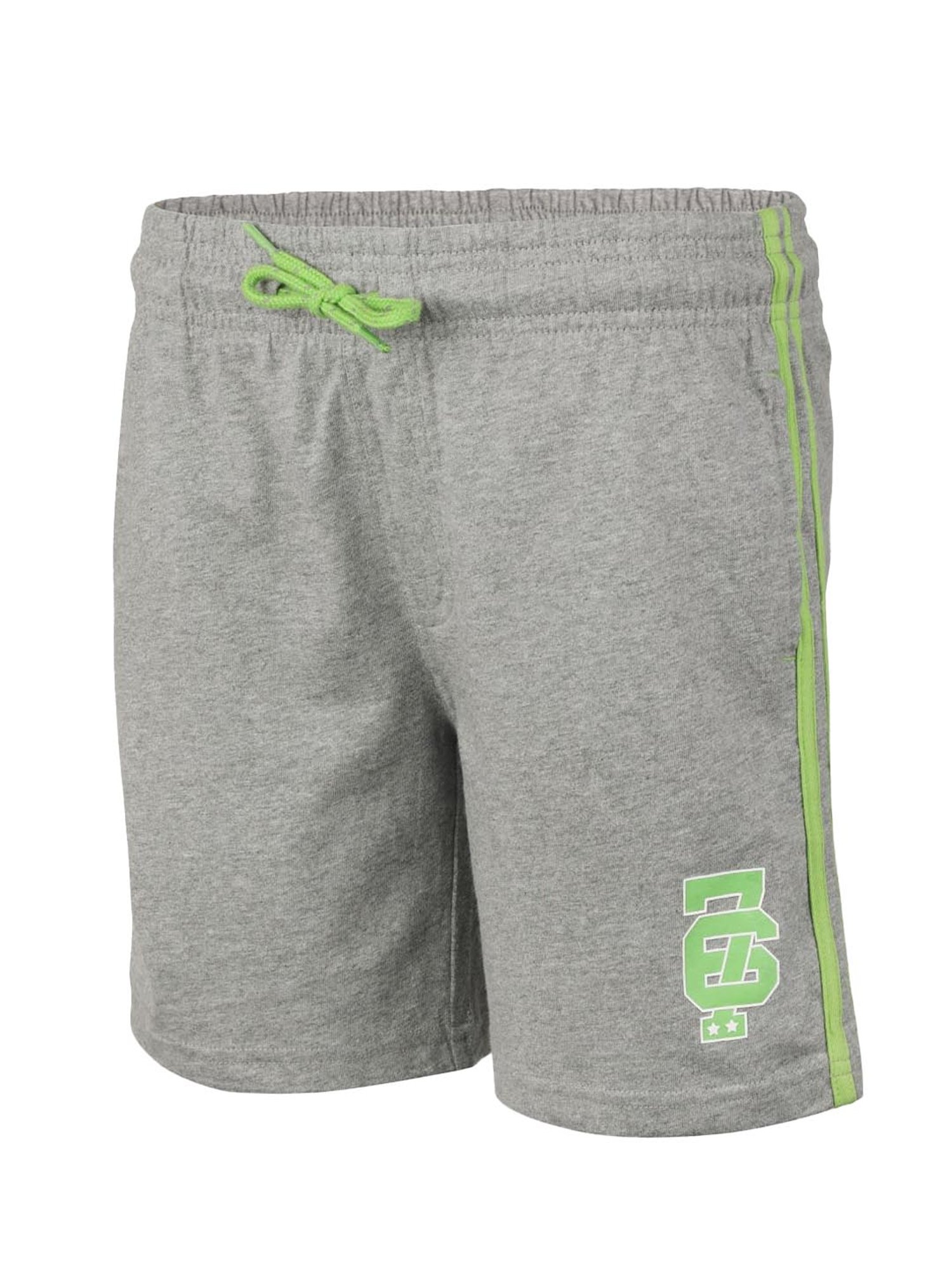 Jockey Kids Grey Melange Textured Shorts