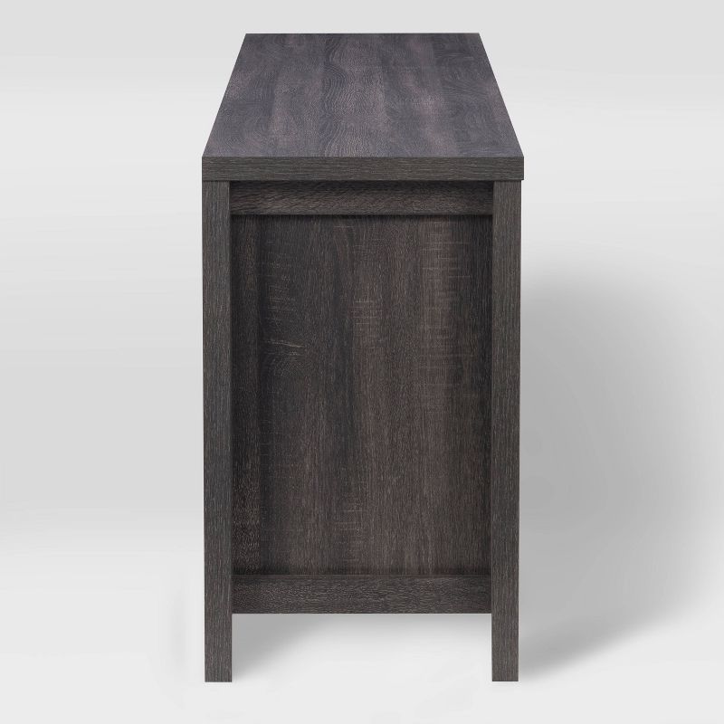 Hollywood TV Cabinet with Drawers For TV's up to 80" Dark Gray - CorLiving