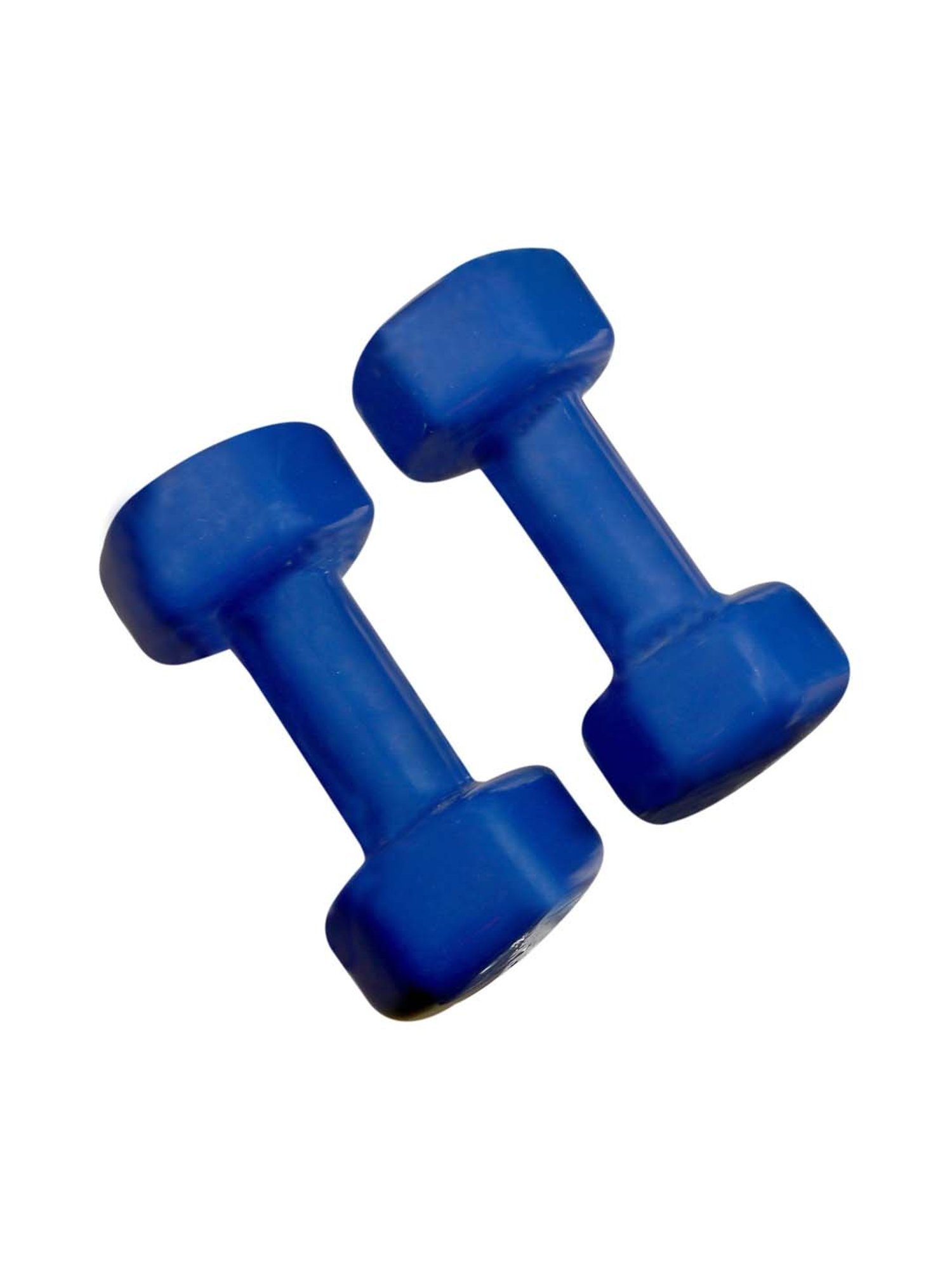SportSoul Royal Blue Vinyl Dumbbell (5Kg X 2 )
