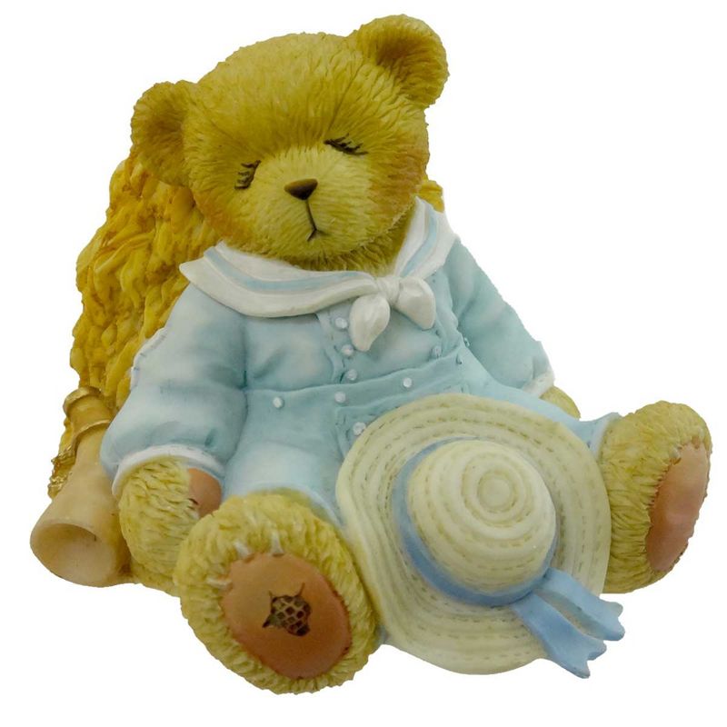 Cherished Teddies Little Boy Blue Teddy Bear Nursery Rhyme  -  Decorative Figurines