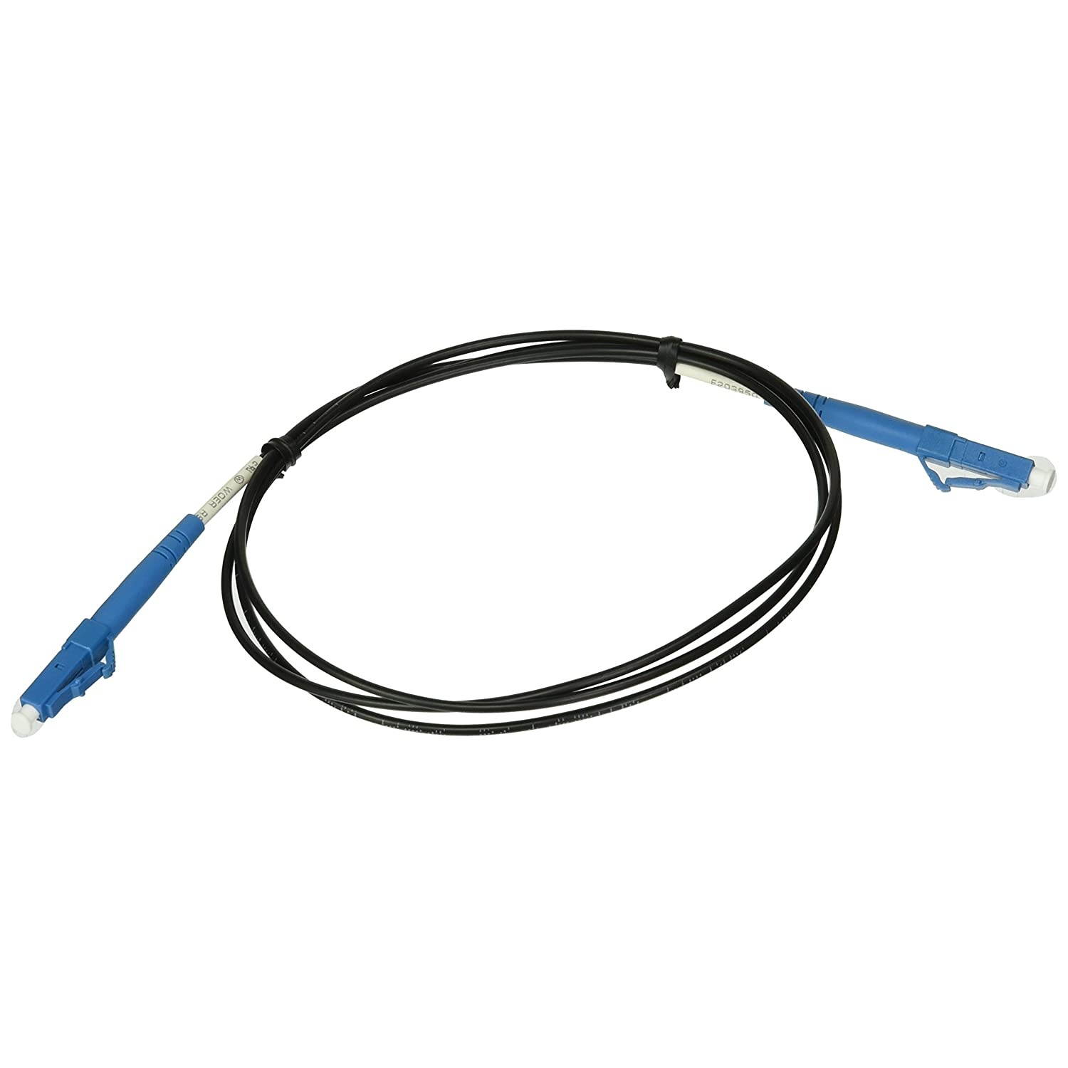 C2G/Cables to Go 33440 LC/LC Simplex 9/125 Single-Mode Fiber Patch Cable (1 Meter, Black)
